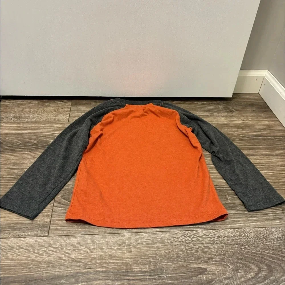 The Kids Headquarters Boys Dinosaurs Camo Orange Matching Set Size 6